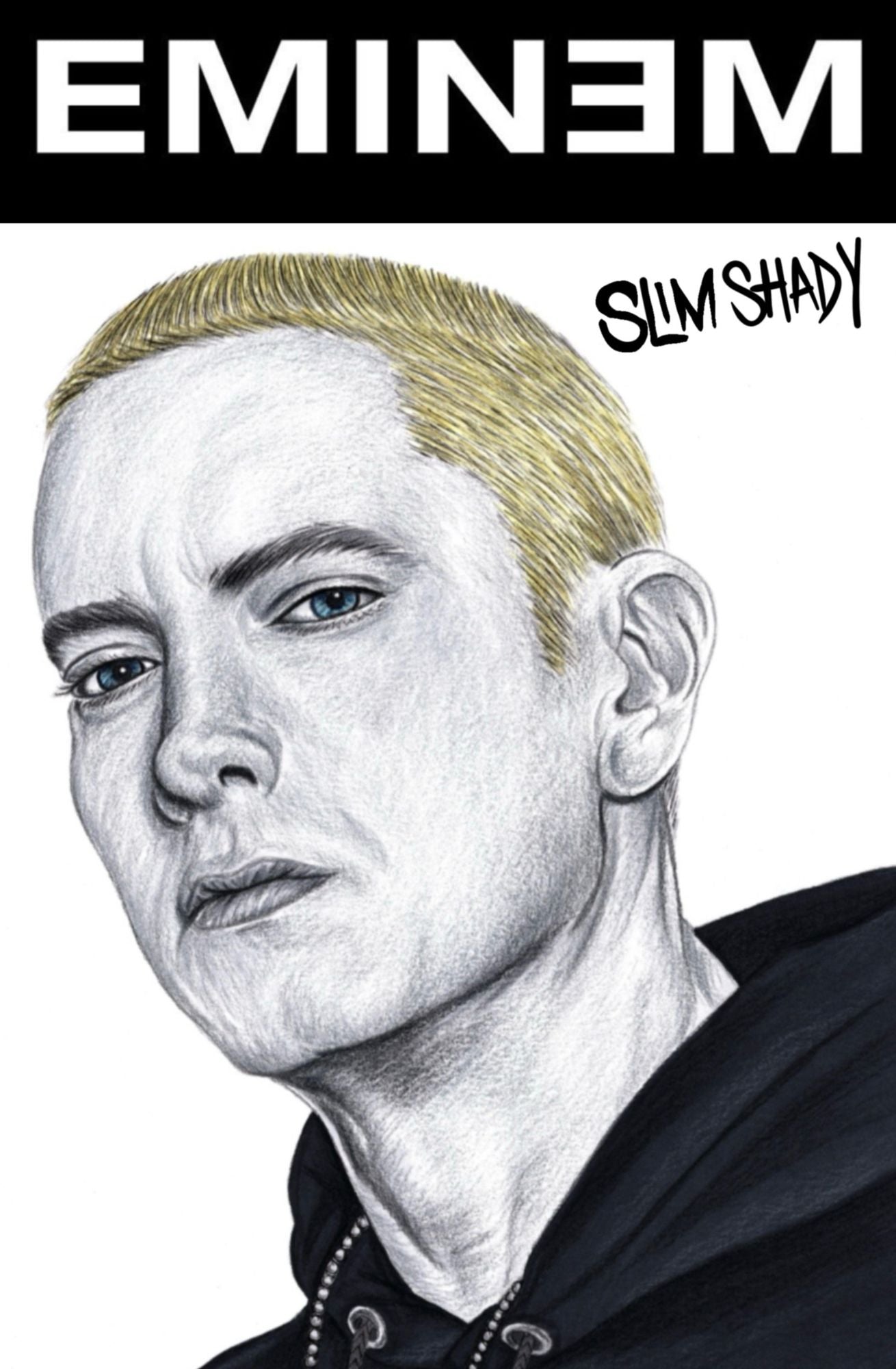 EMINEM TRIBUTE COLOR SPLASH LEATHER TRADE DRESS LTD 5 W/COA