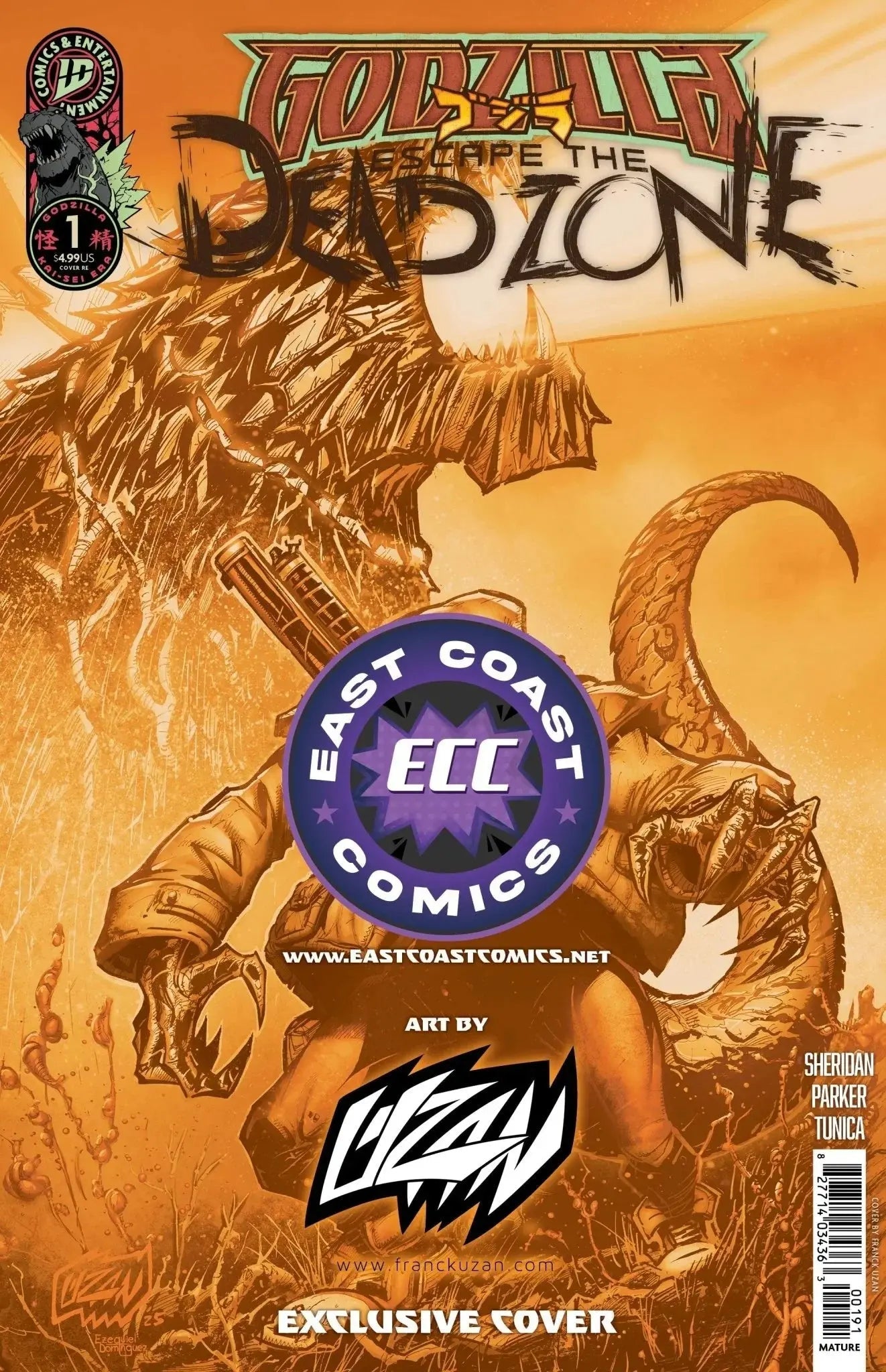 Godzilla: Escape The Deadzone #1 [Kai-Sei Era] - ECC Exclusive Franck Uzan Japanese Variant