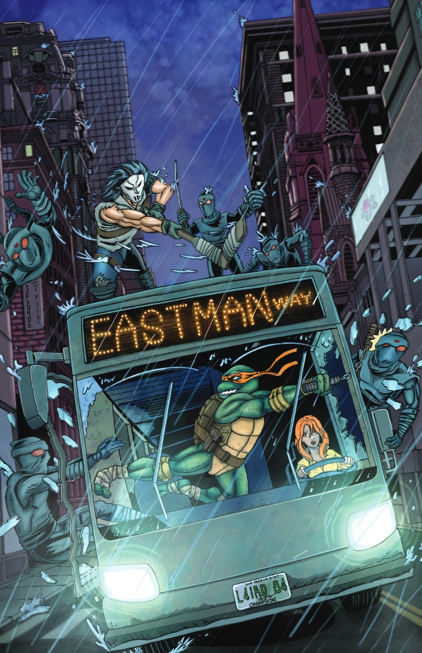 TEENAGE MUTANT NINJA TURTLES #6 VIRGIN VARIANT LTD 500 BY KEVIN DELGADO