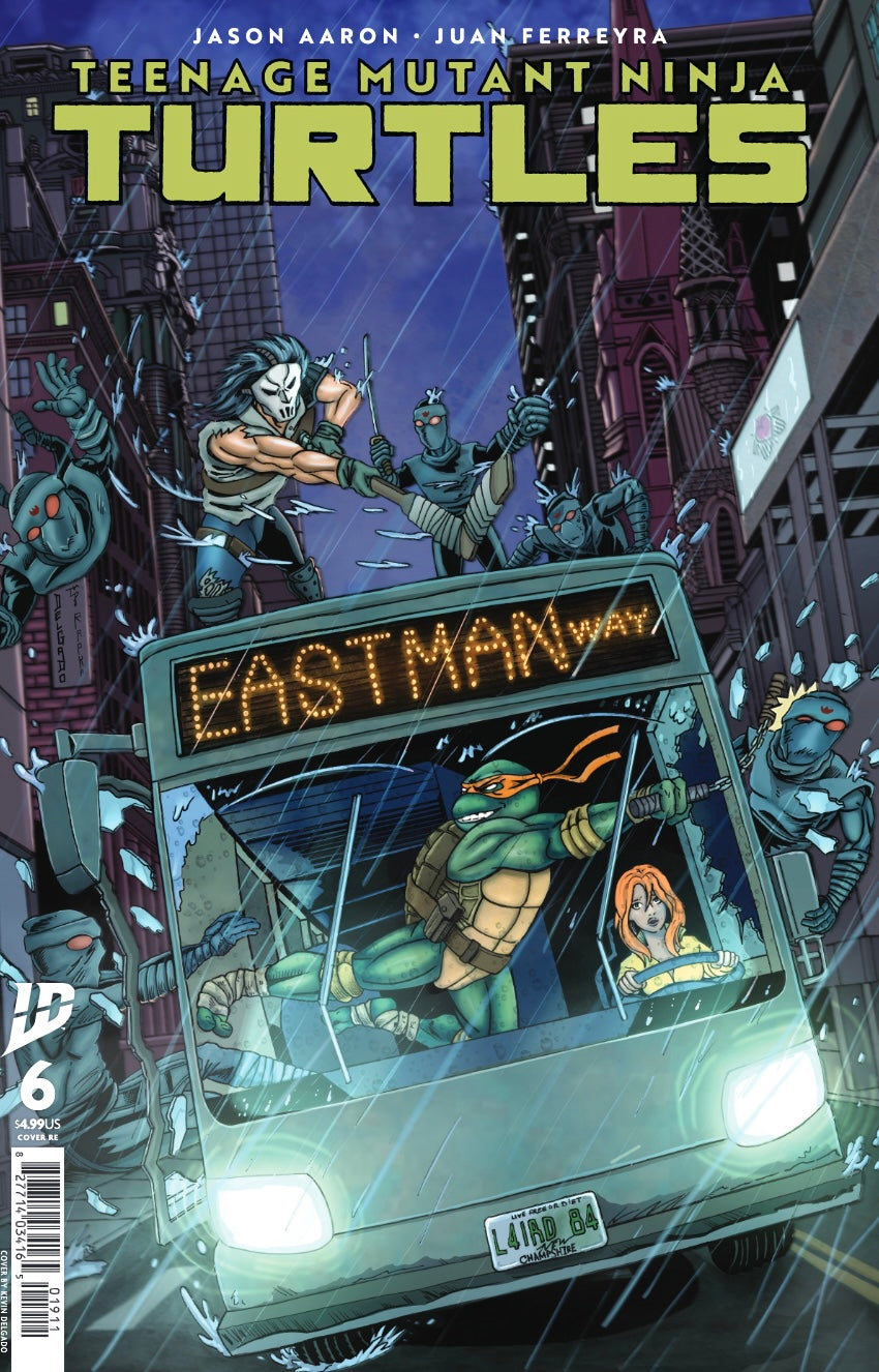 TEENAGE MUTANT NINJA TURTLES #6 TRADE DRESS LTD 700 BY KEVIN DELGADO