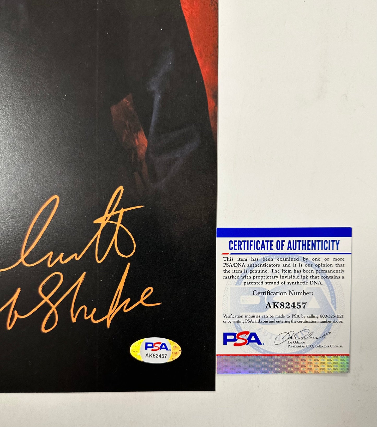 Nick Castle Signed Michael Myers Halloween 11x14 Photo Edit With PSA/DNA COA