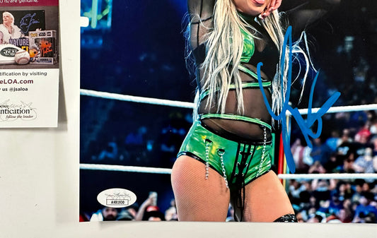 Liv Morgan Signed Sexy WWE Diva Matte 8x10 Photo With JSA COA