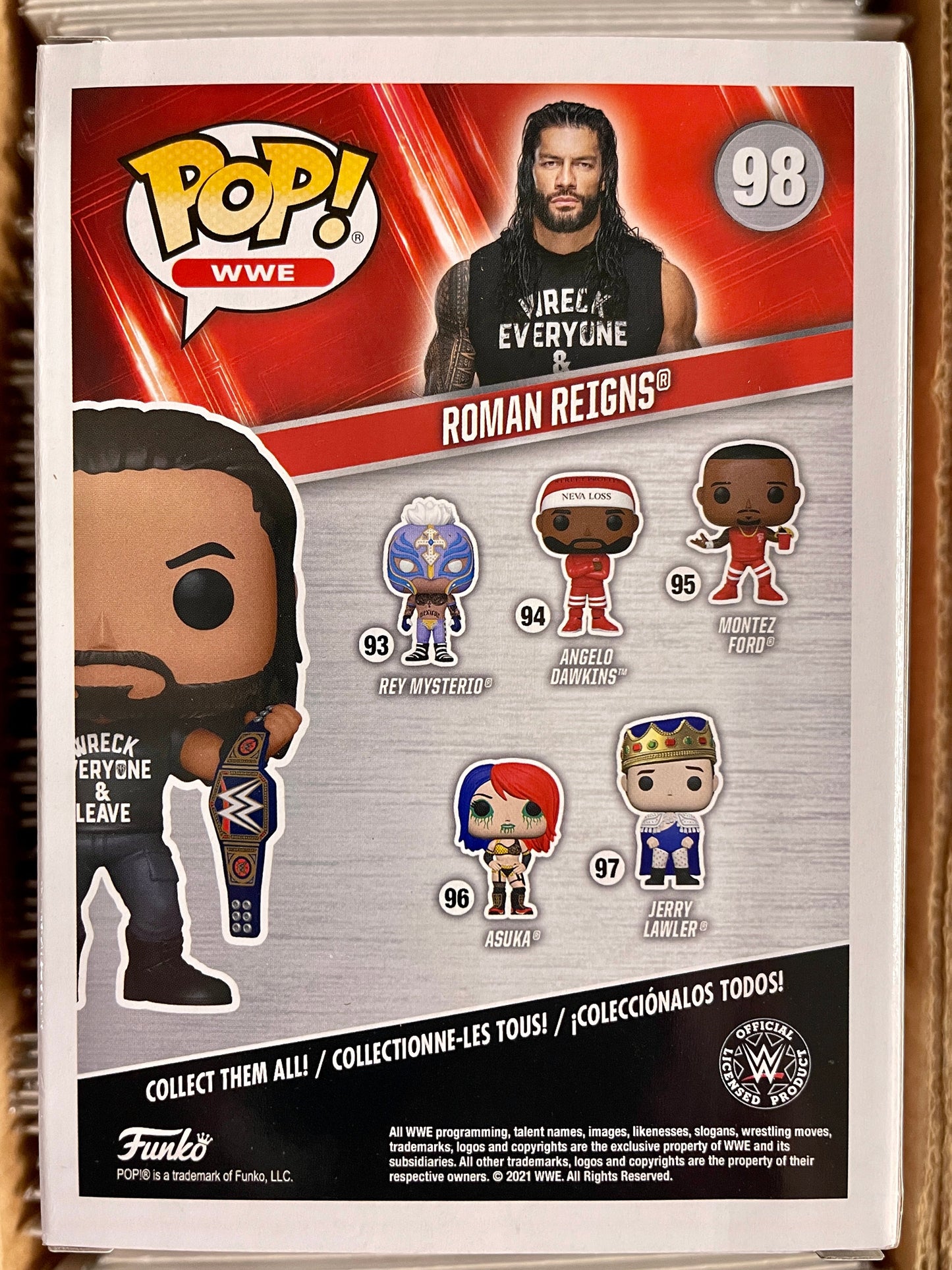 Funko Pop! WWE The Miz With WWE Championship Belt & MITB Briefcase #169 2024