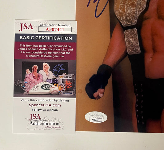 Bill Goldberg Signed WWE Wrestling 8x10 Photo With JSA COA The Spear WCW