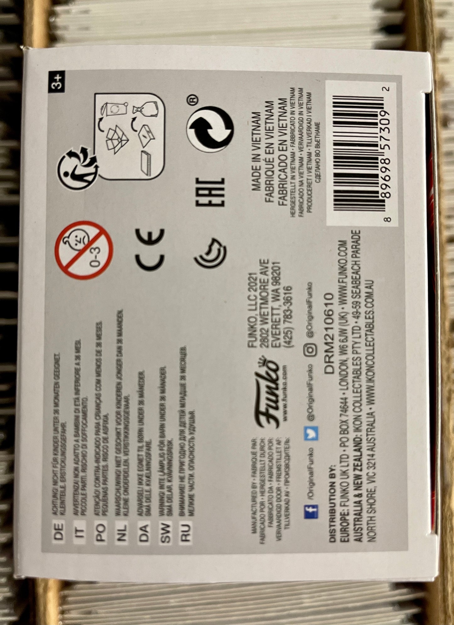 Funko Pop! WWE The Miz With WWE Championship Belt & MITB Briefcase #169 2024