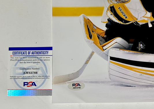 Matt Murray Pittsburgh Penguins Signed Autographed 11x14 Photo With PSA/DNA COA