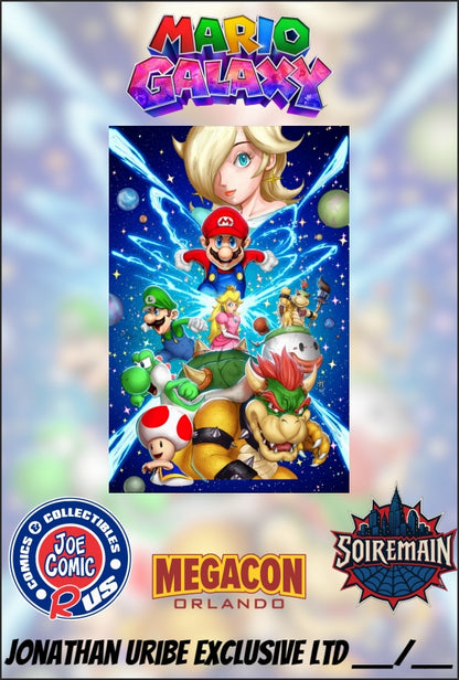 MARIO GALAXY EMBOSSED MEGACON 2026 EXCLUSIVE VARIANT LTD TO 90