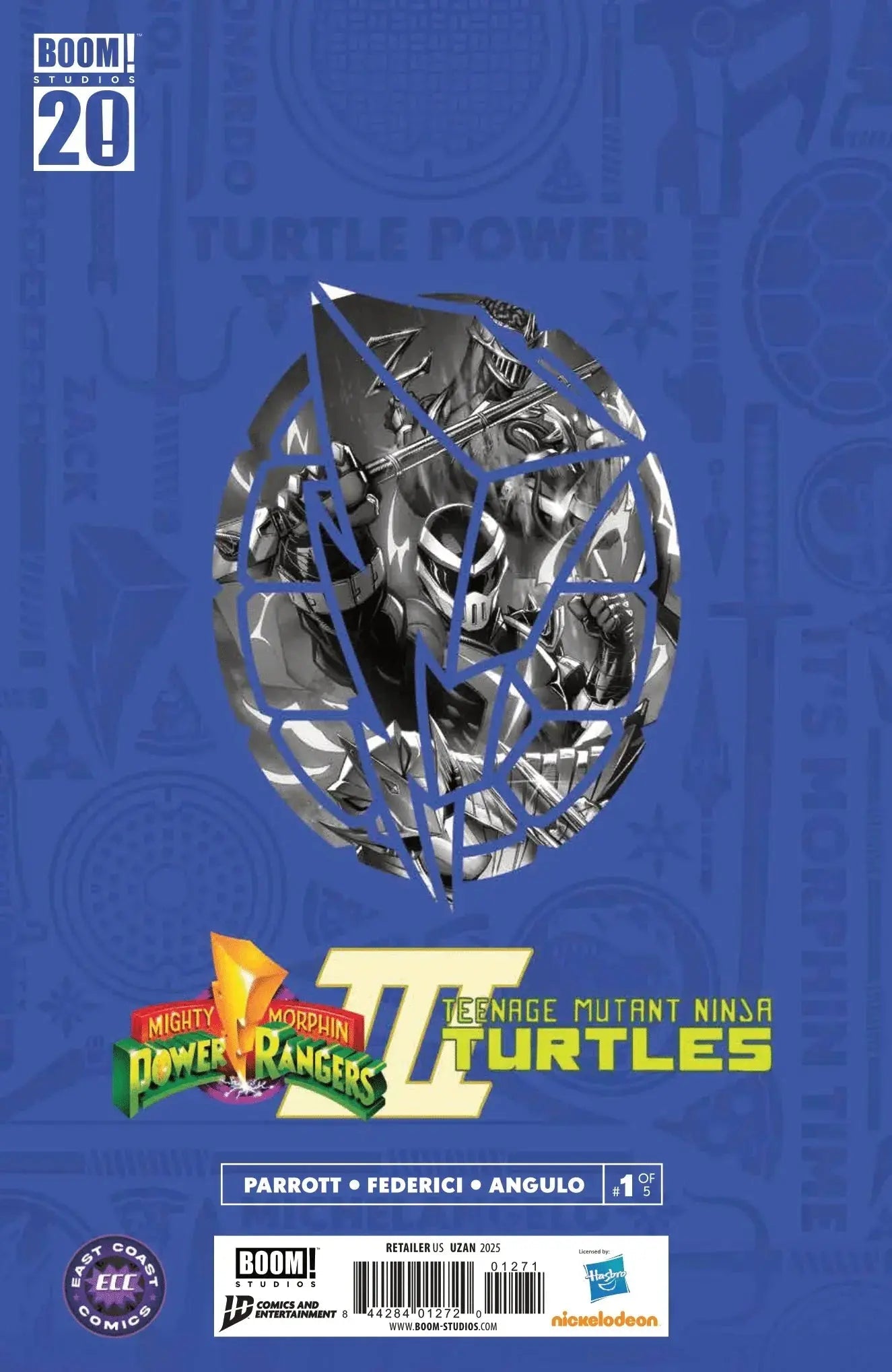 MMPR TMNT III #1 - ECC Exclusive Franck Uzan Variant Connecting Cover (August 2025)