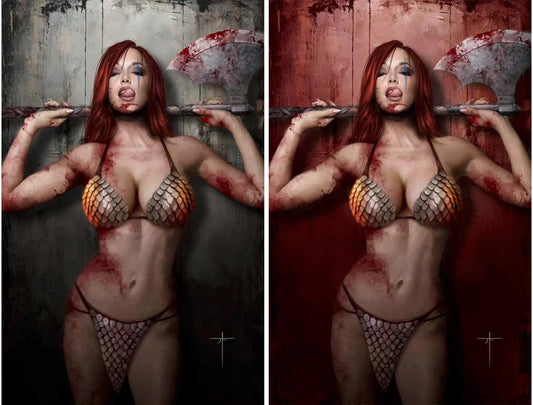 RED SONJA: EMPIRE OF THE DAMNED #1 (JAY FERGUSON EXCLUSIVE VIRGIN VARIANT A & B SET)