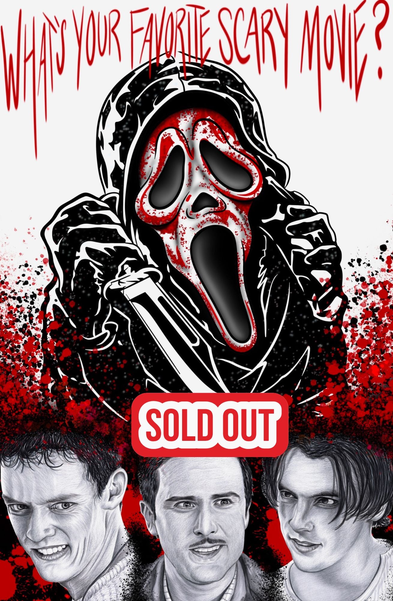 SCREAM WHITE VARIANT EXCLUSIVE EMBOSSED by SCOTT STRAKA (LTD 62)