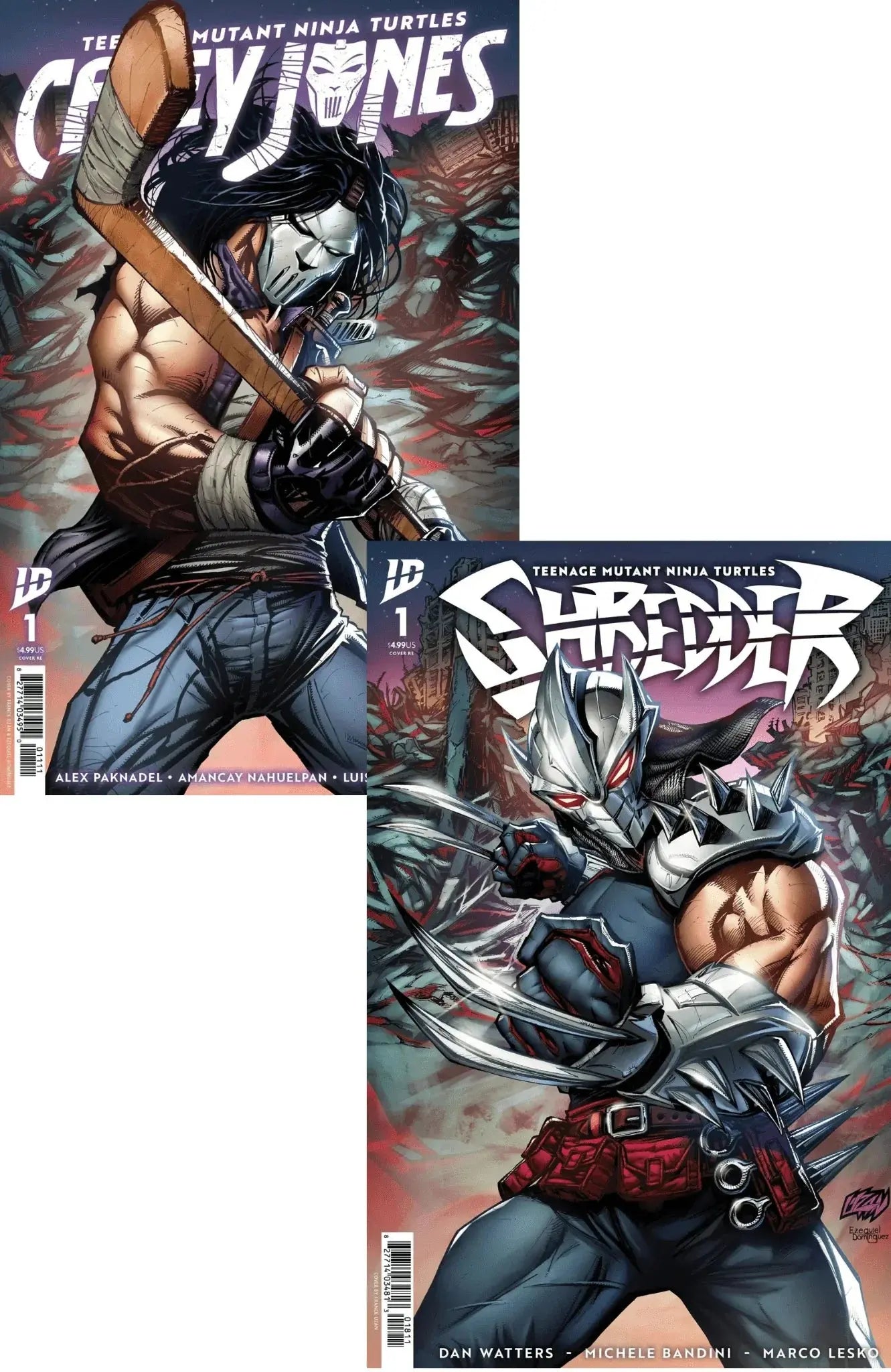 Shredder #1 & Casey Jones #1 ECC Exclusive Franck Uzan Connecting Set