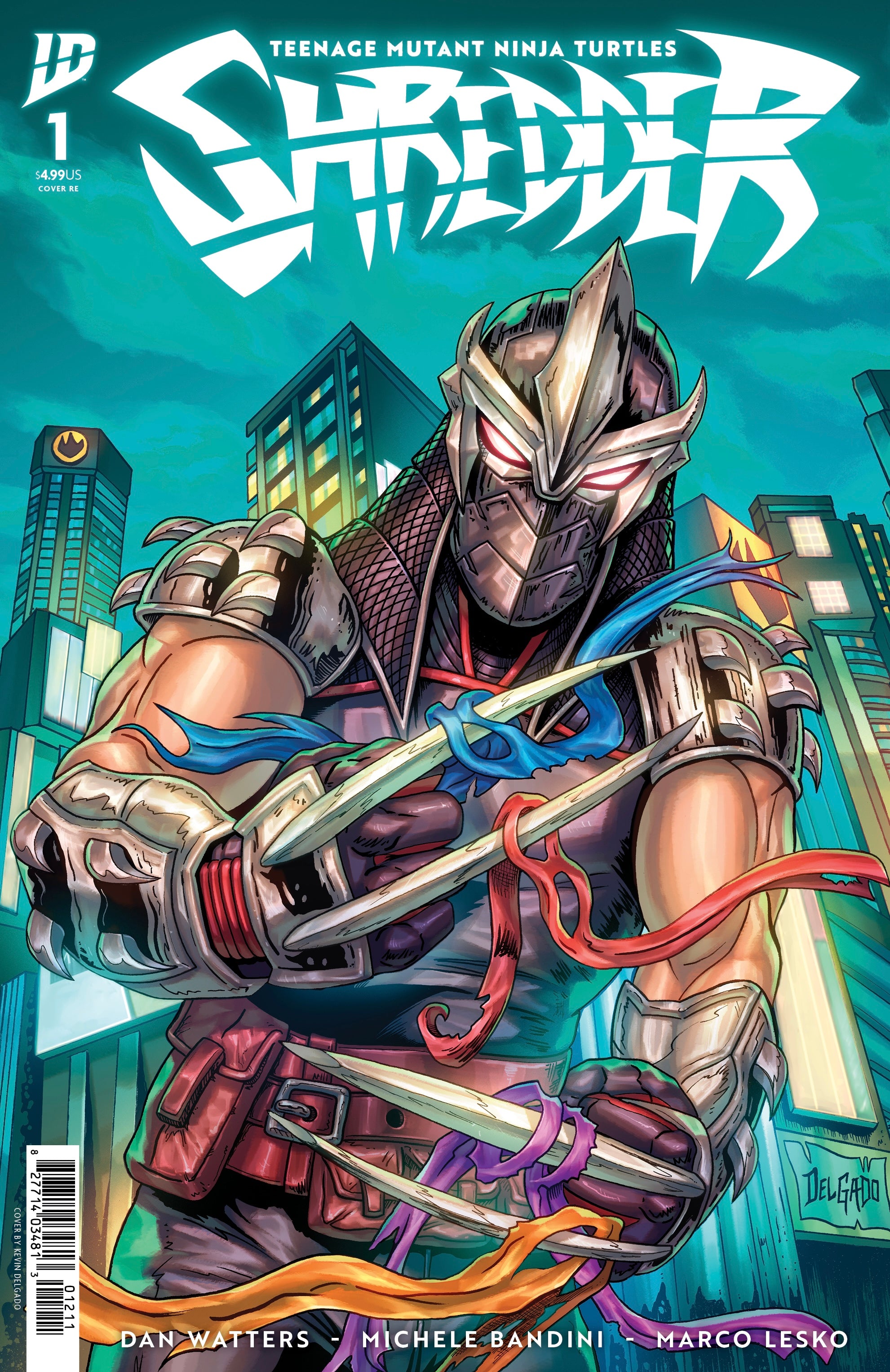 Shredder #1 Trade Dress ltd 700 by Artist Kevin Delgado