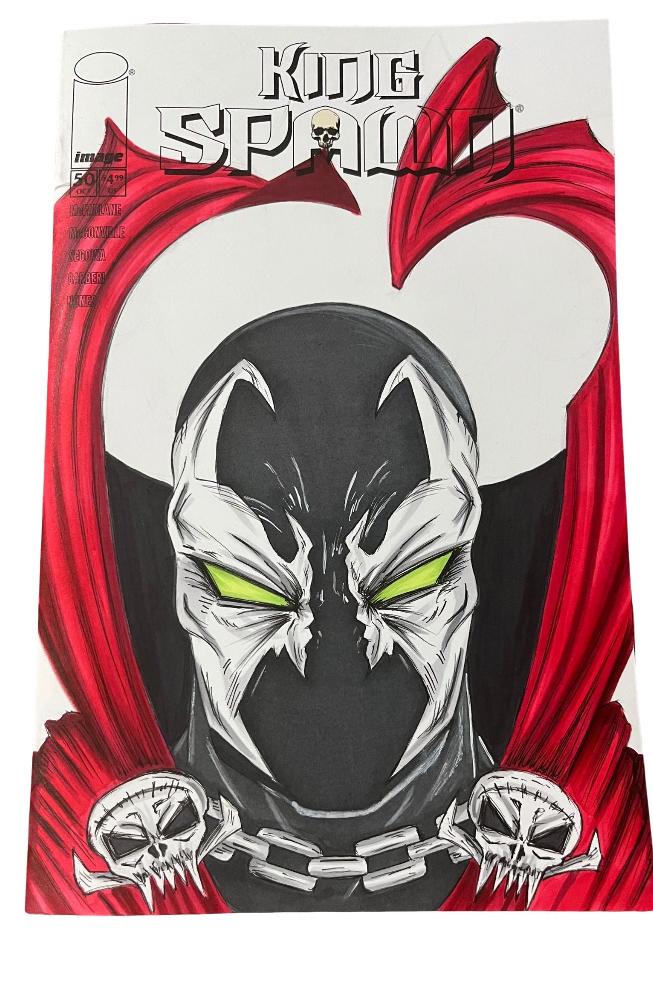 SPAWN FULL COLOR SKETCH BY SCOTT STRAKA