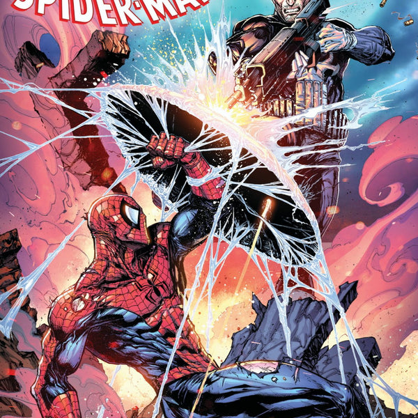 PUNISHER VS SPIDERMAN #1 TRADE & VIRGIN SET LTD BY JONATHAN URIBE SDCC
