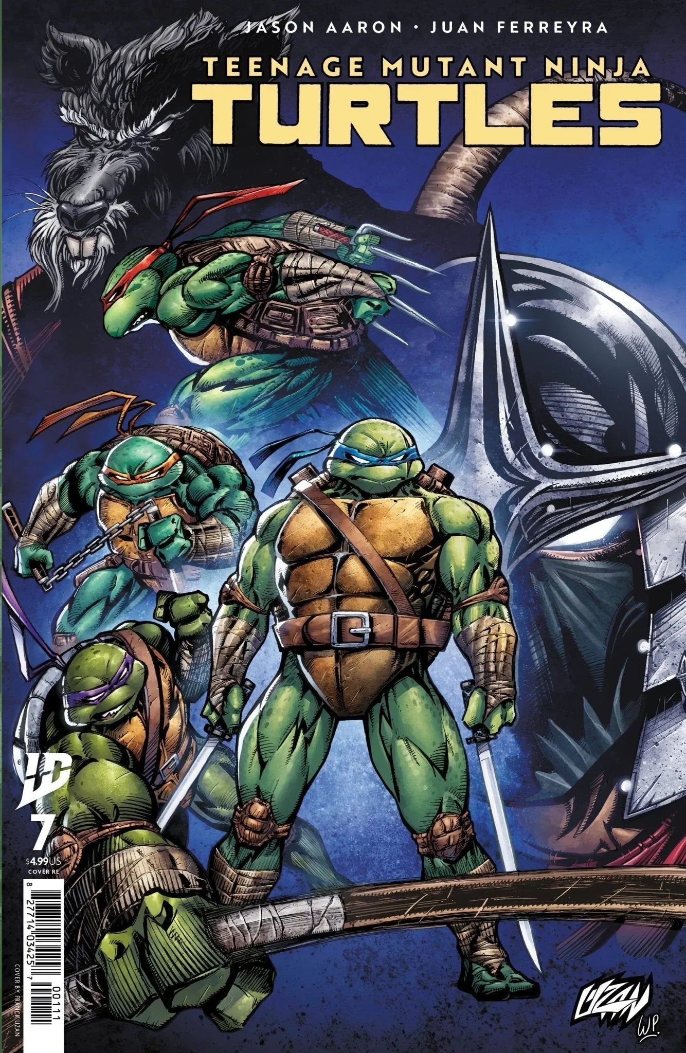 Teenage Mutant Ninja Turtles #7 East Coast Comics Exclusive Franck Uzan Variant