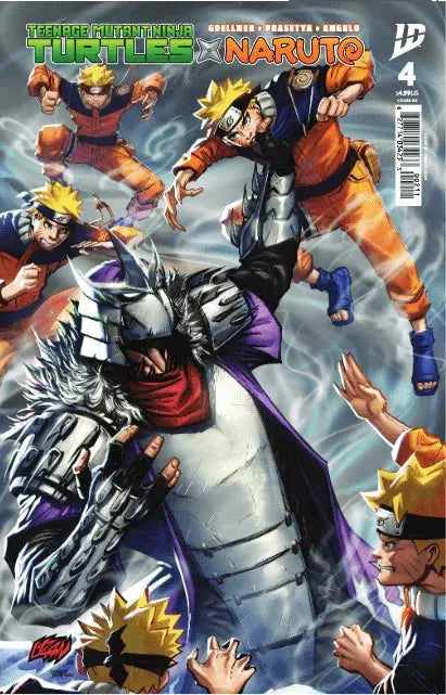 Teenage Mutant Ninja Turtles x Naruto #4 - East Coast Comics Franck Uzan Variant