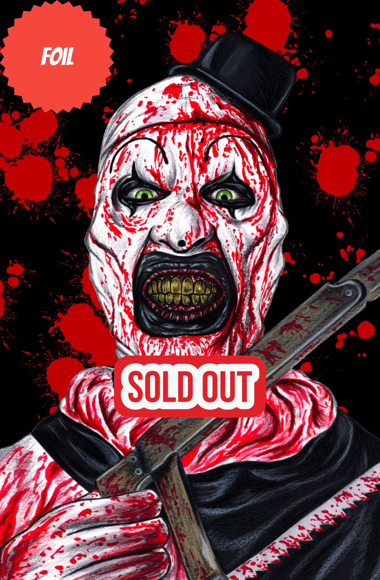 TERRIFIER BLOOD FOIL SCOTT STRAKA LTD TO 10