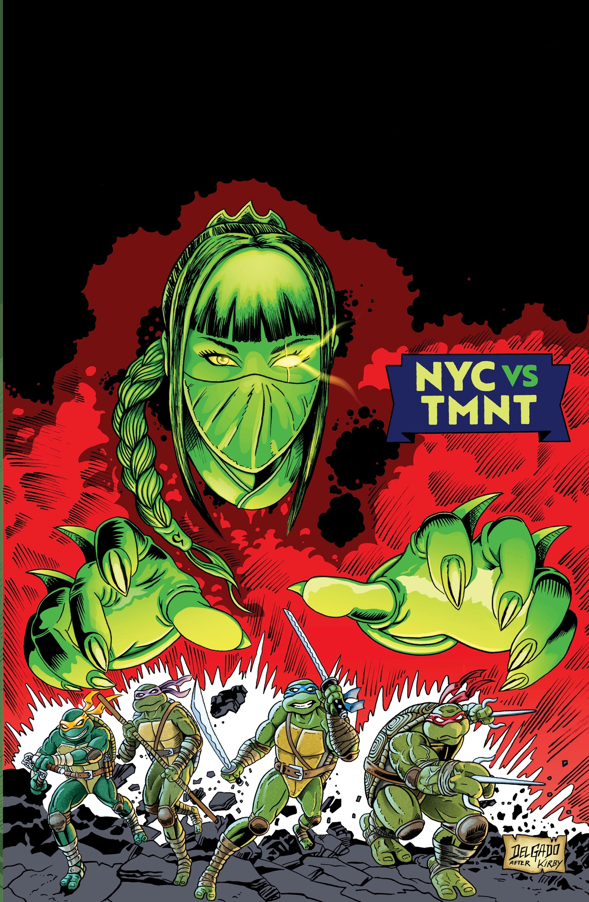 TEENAGE MUTANT NINJA TURTLES 9 VIRGIN VARIANT LTD 500 BY KEVIN DELGADO
