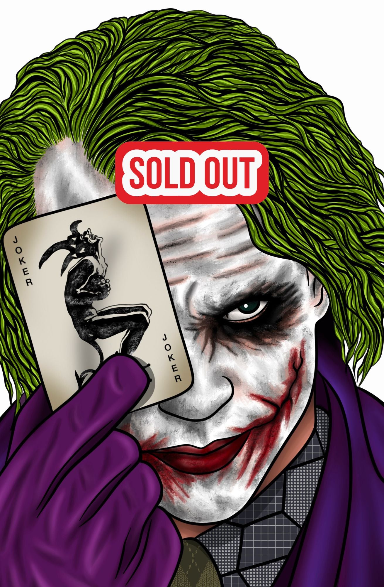 HEATH LEDGER TRIBUTE JOKER SNAKE SKIN BY SCOTT STRAKA LTD 10